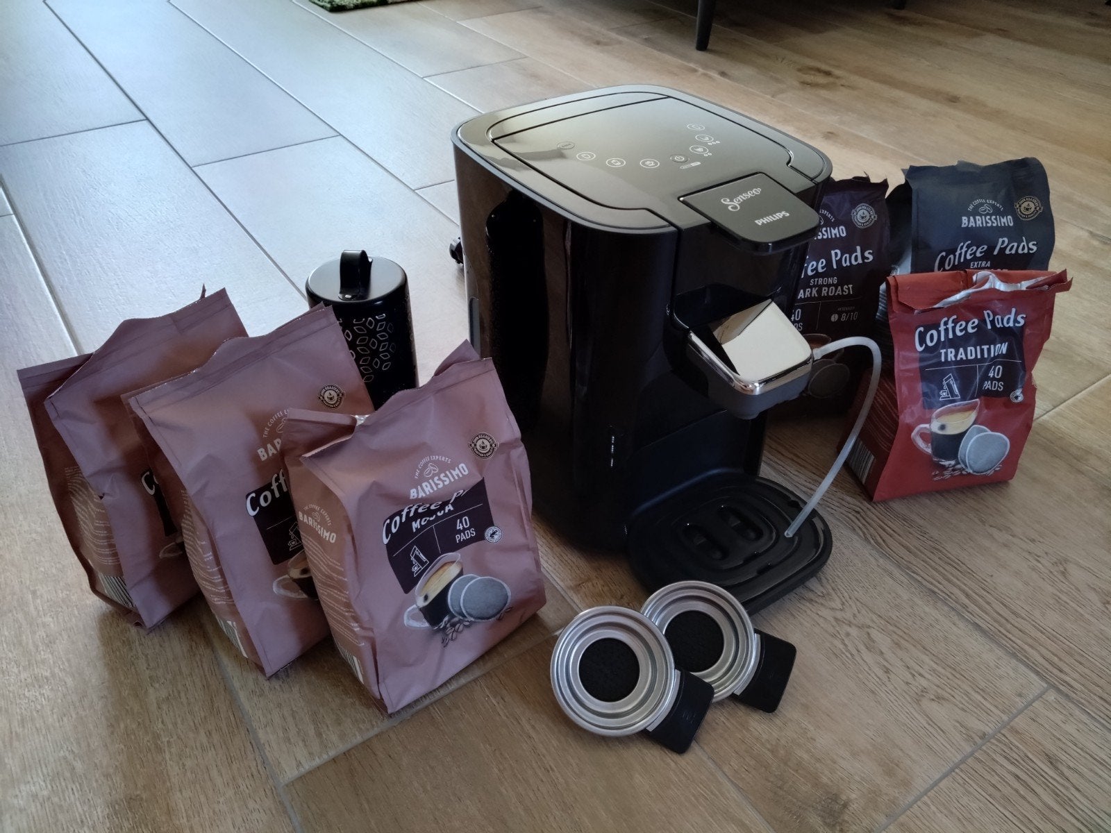Philips Senseo HD6570 Koffiezetapparaat incl accessoires, Koffiemachine, Ophalen of Verzenden, Zo goed als nieuw, 2 tot 4 kopjes