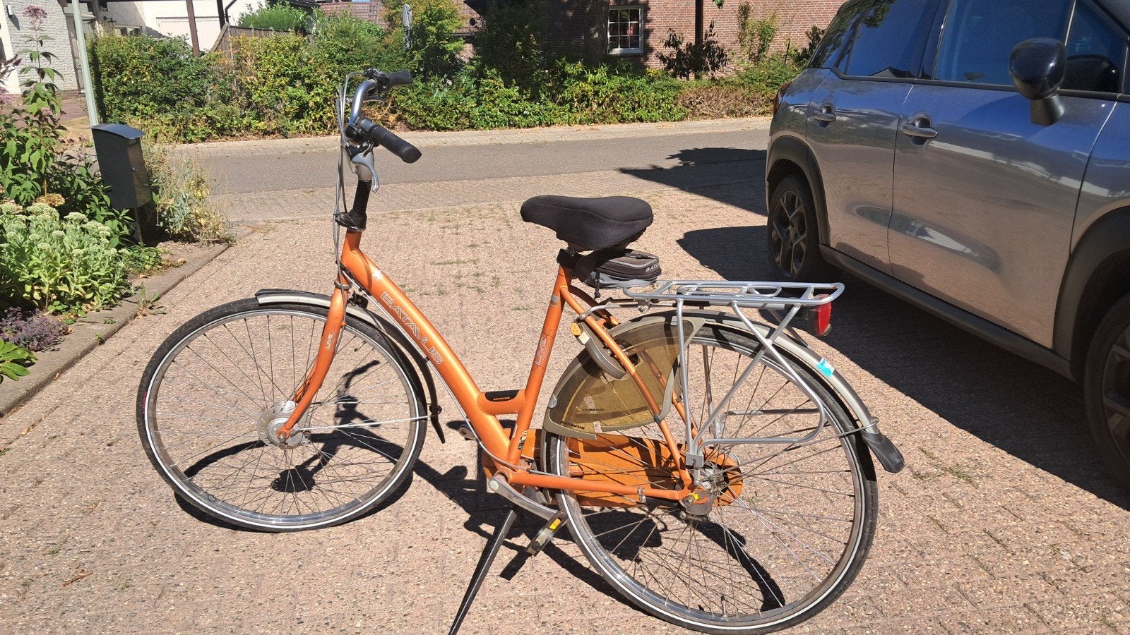 damesfiets Batavus. zacht oranje, Ophalen, Gebruikt, Batavus, Versnellingen