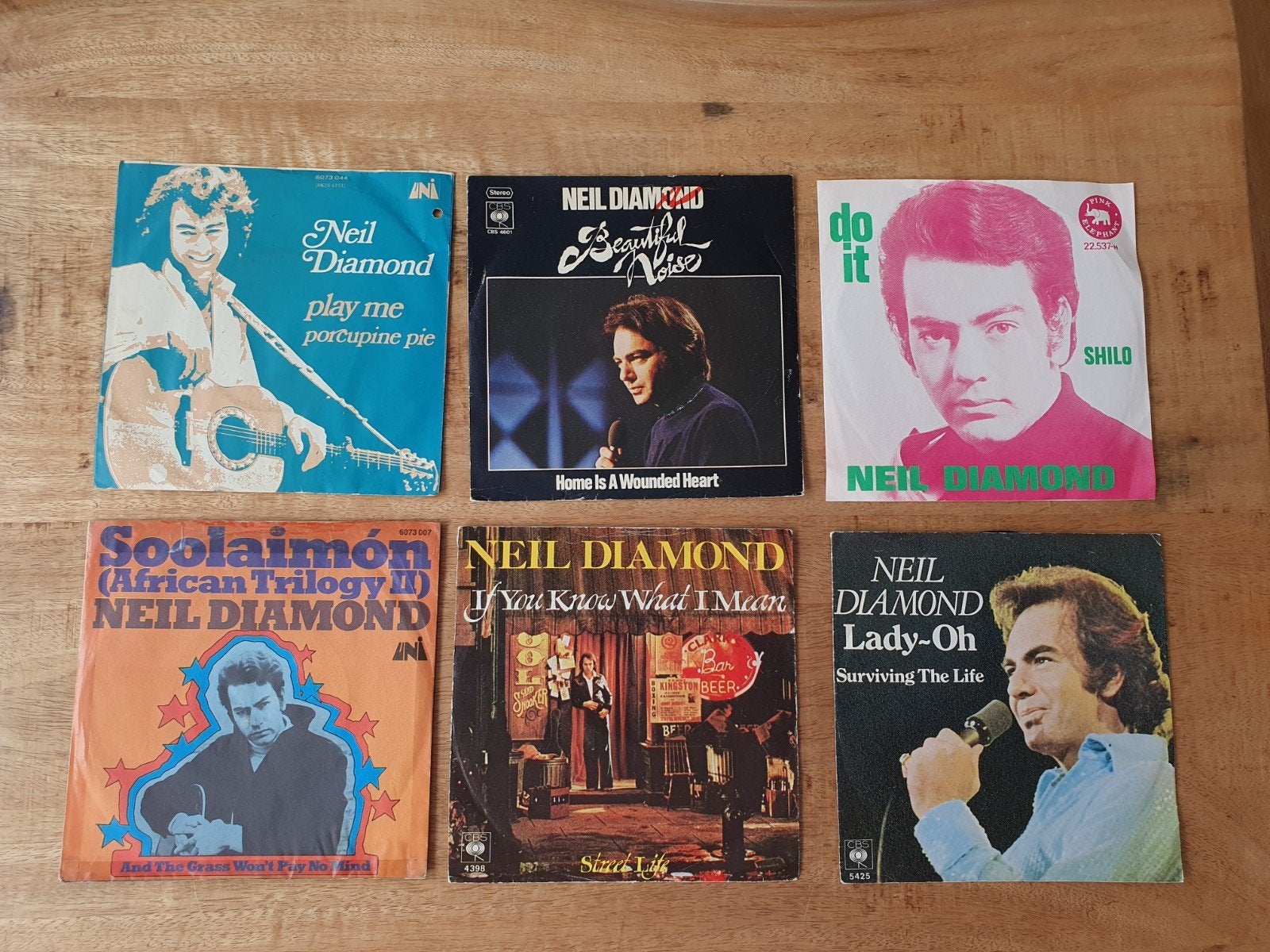 singles Neil Diamond, Ophalen of Verzenden, Gebruikt, Pop
