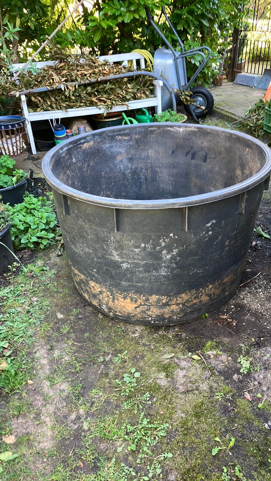 Ronde vijverbak, Tuin en Terras, Vijvers, Gebruikt, Ophalen