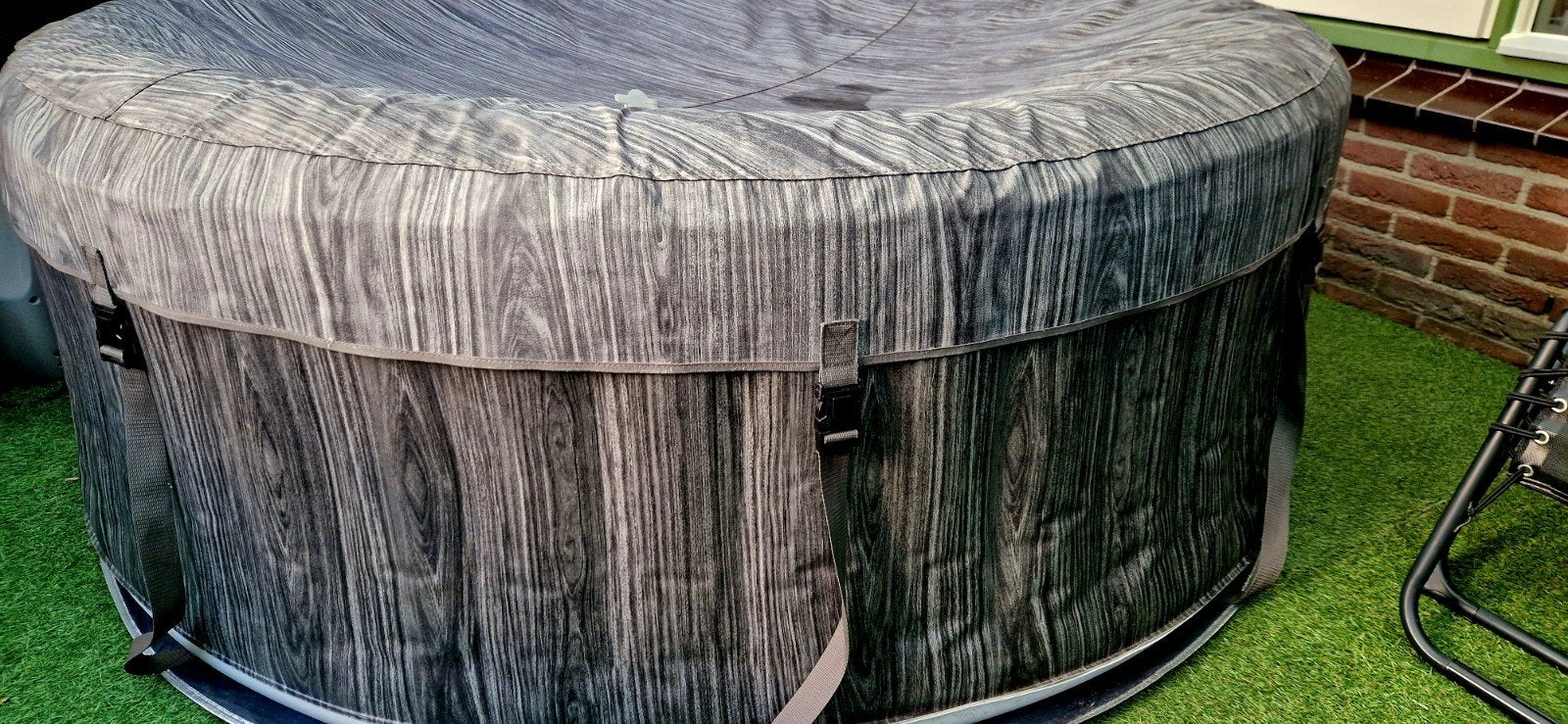 Opblaasbare Jacuzzi met Houtnerf Design, Ophalen of Verzenden