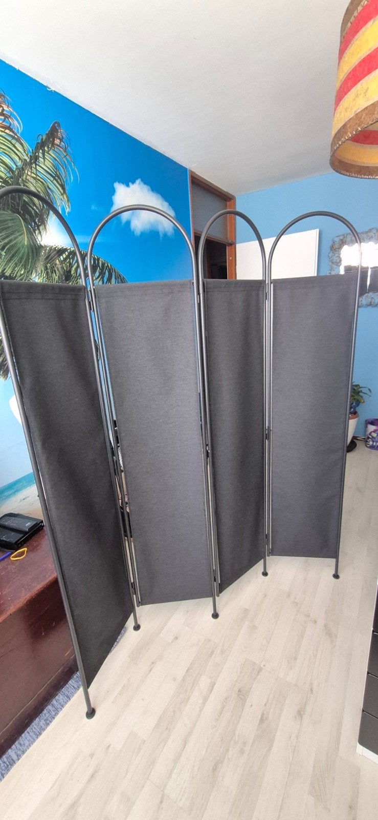 2x IKEA GRÅFJÄLLET Scheidingswand - Antraciet, Ophalen, Zo goed als nieuw