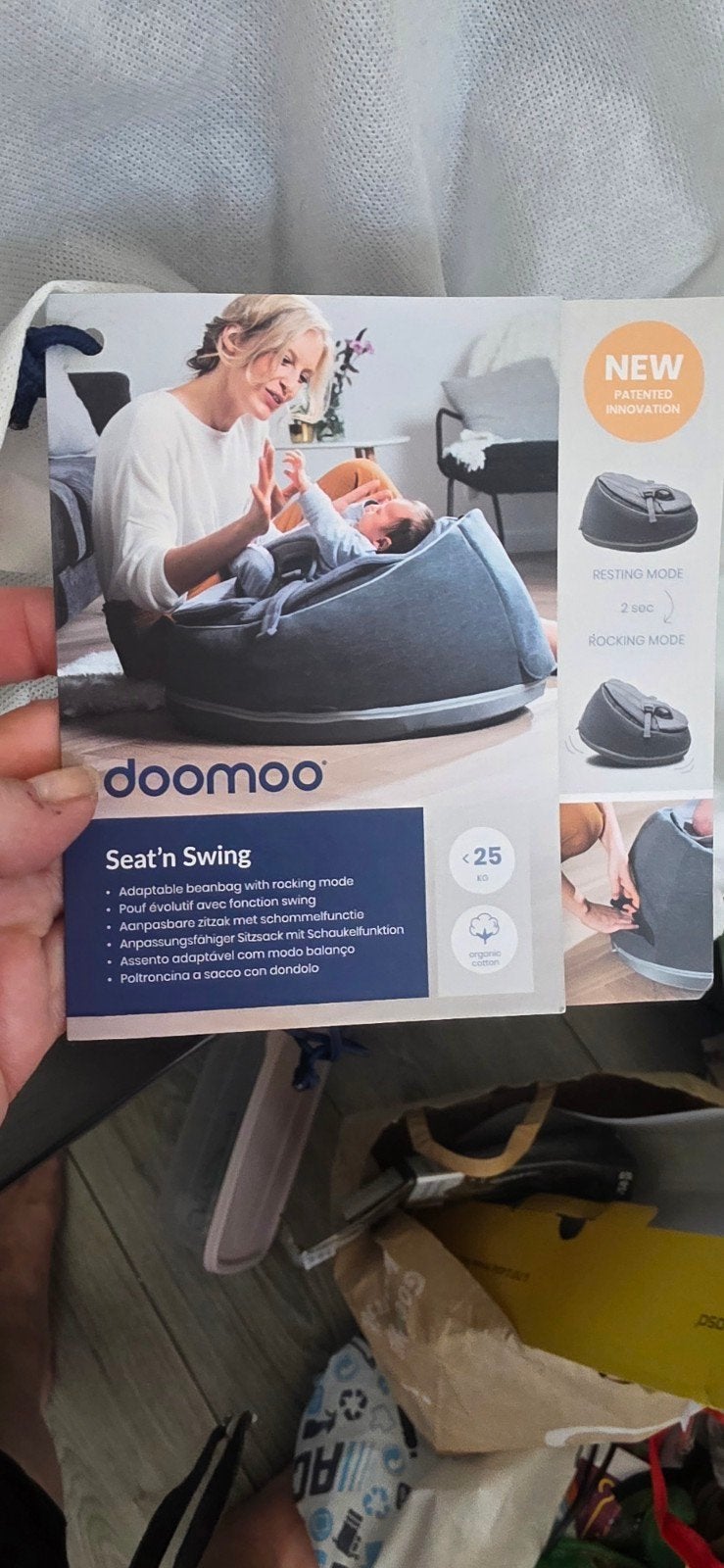 Doomoo Seat'n Swing - Comfortabel en veelzijdig, Ophalen of Verzenden