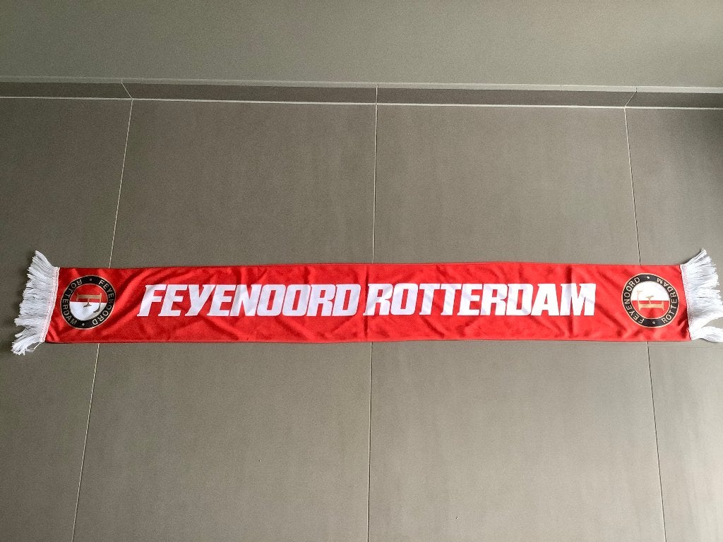 Sjaal Feyenoord - Gerard Meijer 90 Jaar, Ophalen of Verzenden, Zo goed als nieuw, Feyenoord, Vaantje of Sjaal