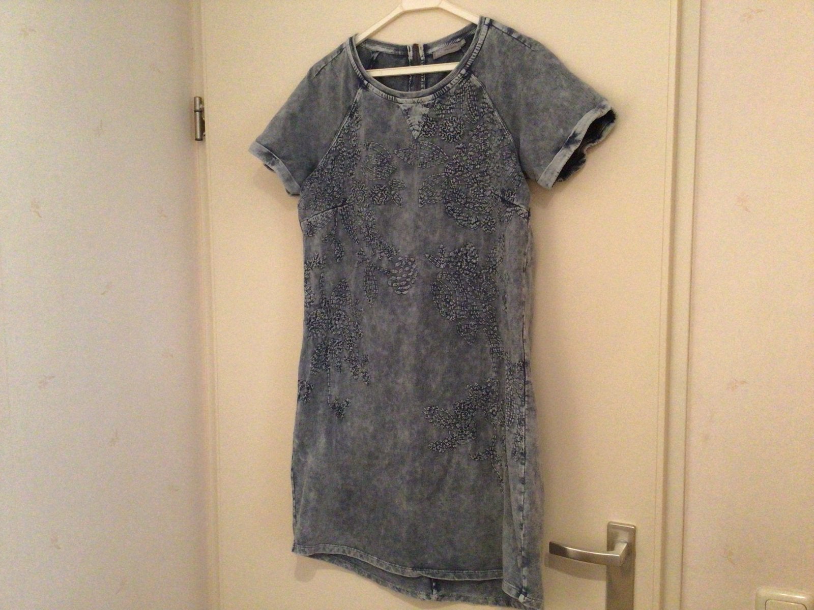 Didi blue sister denim jurk met borduursel, Kleding | Dames, Maat 38/40 (M), Blauw, Ophalen of Verzenden, Zo goed als nieuw
