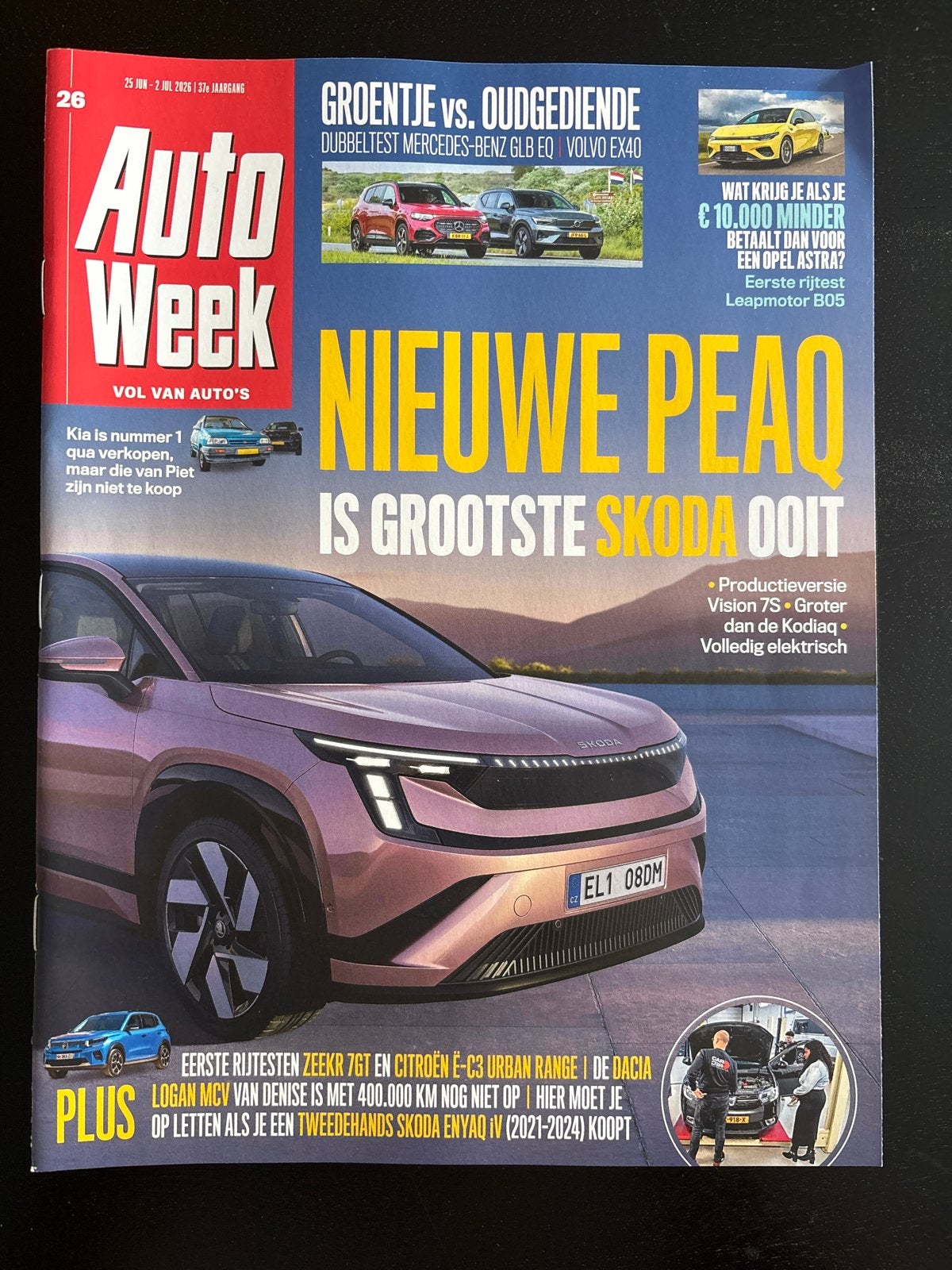 AutoWeek Magazine - Nieuwe Skoda, Dubbeltest Mercedes/Volvo, Verzenden, Nieuw