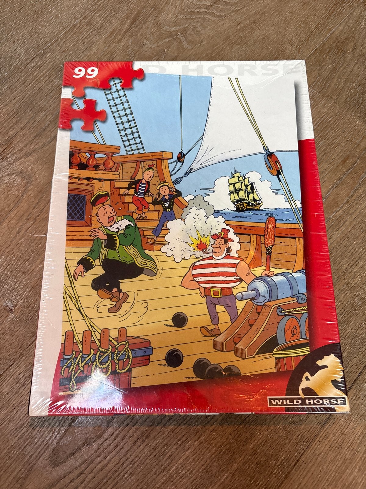 Wild Horse Puzzel 99 Stukjes - Piratenschip Avontuur, Ophalen of Verzenden, Minder dan 10 stukjes, Nieuw, 6 jaar of ouder