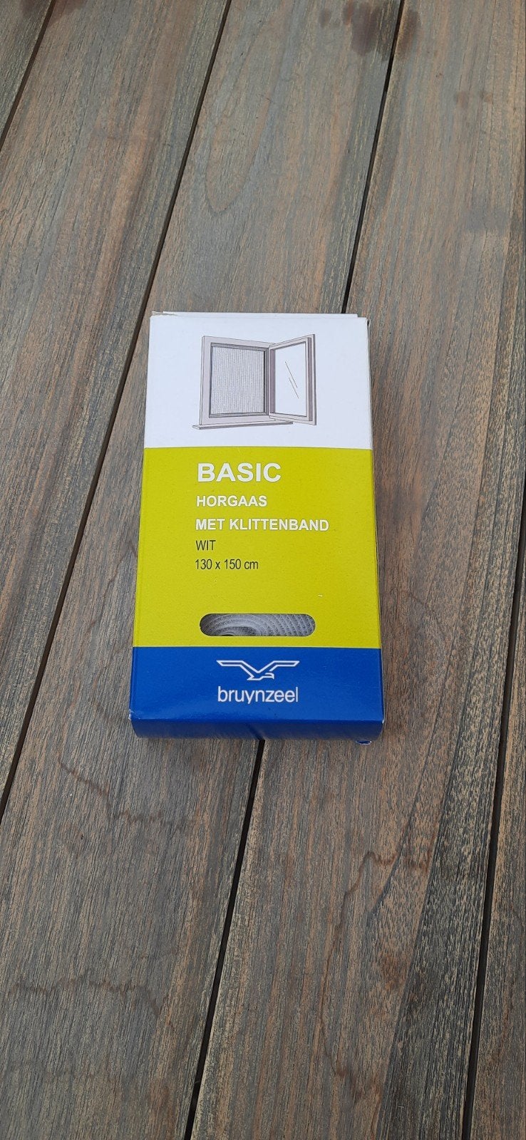Bruynzeel horgaas met klittenband wit, Kunststof, 120 cm of meer, Hordeur, Minder dan 200 cm
