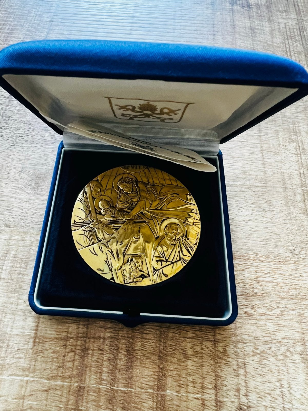 Gouden Herdenkingsmunt Paus Johannes Paulus II, Ophalen of Verzenden, Goud, Buitenland