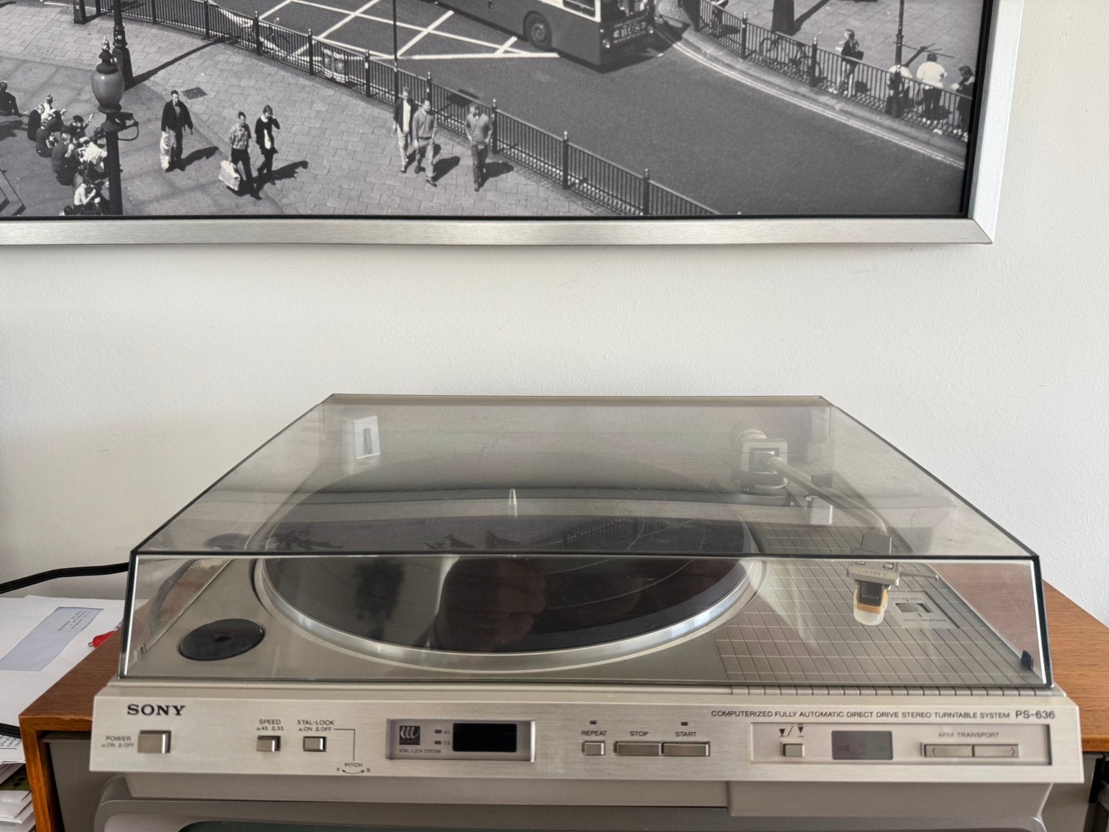 Sony ps 636, Ophalen, Gebruikt, Automatisch, Platenspeler