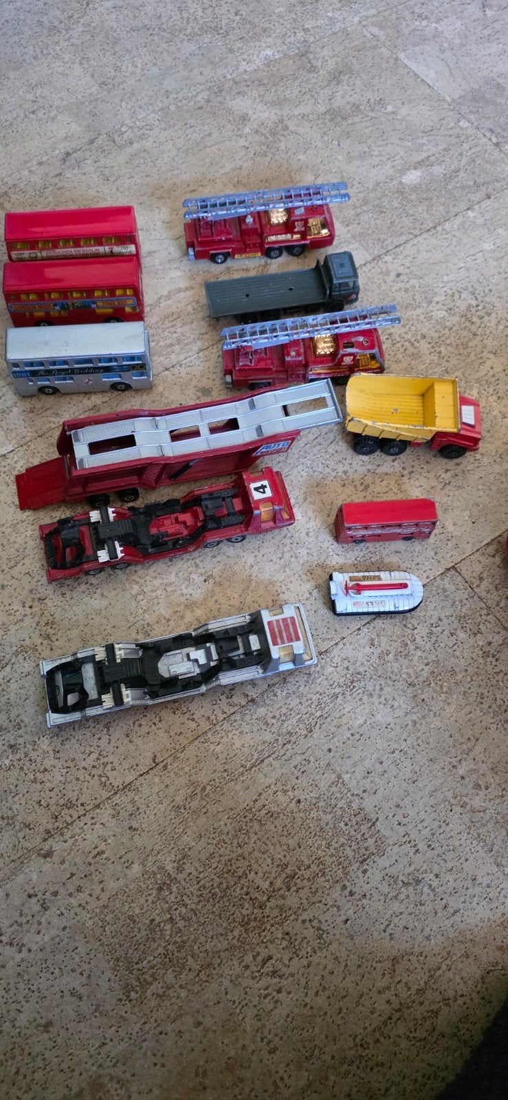 Matchbox voertuigen- Brandweer- bussen- vrachtwagens e.d., Ophalen of Verzenden, Gebruikt