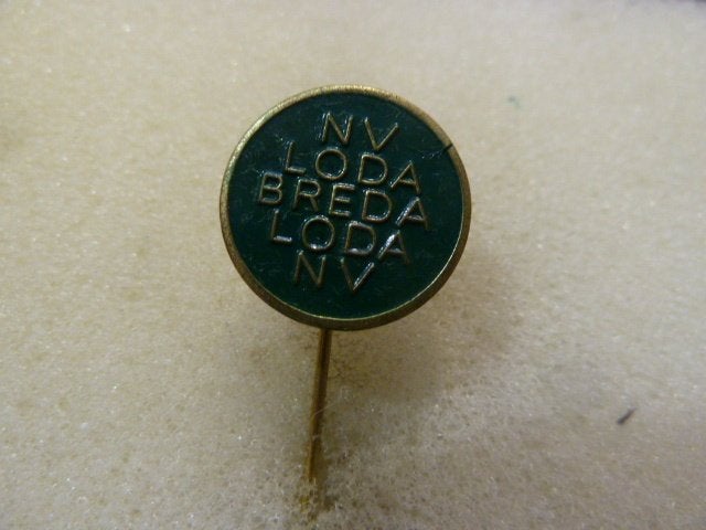 Vintage Speldje NV Loda Breda, Ophalen of Verzenden, Gebruikt, Stad of Land, Speldje of Pin