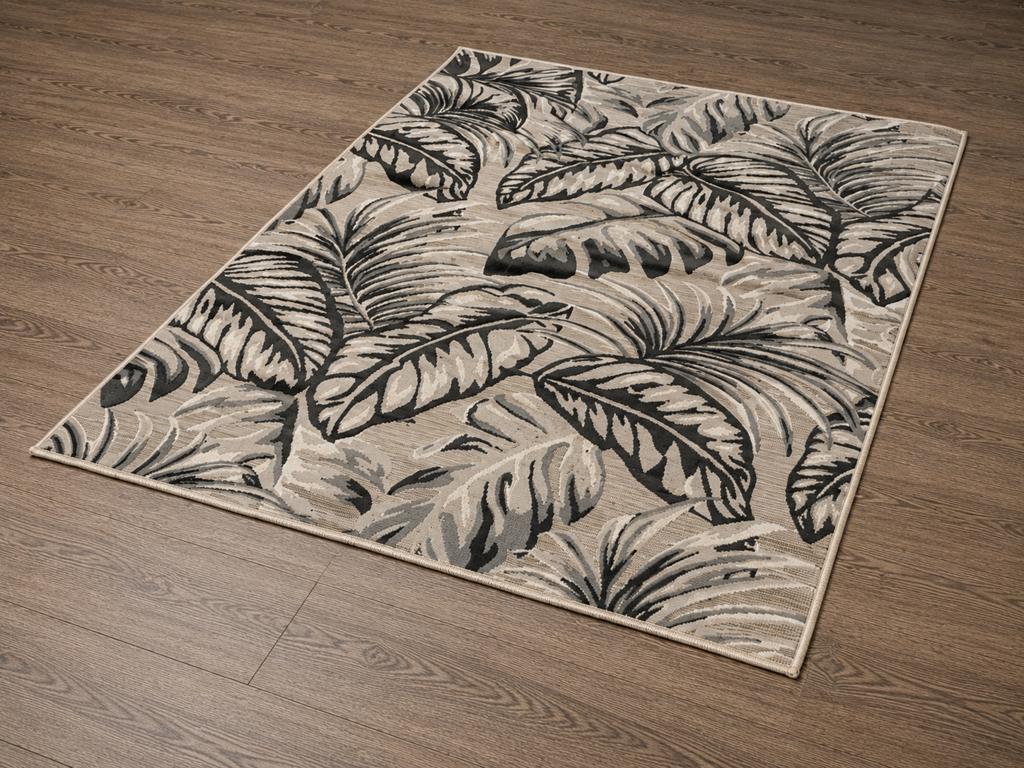 Prachtig tapijt/vloerkleed met plantendesign, Huis en Inrichting, Stoffering | Tapijten en Kleden, Zo goed als nieuw, 200 cm of meer