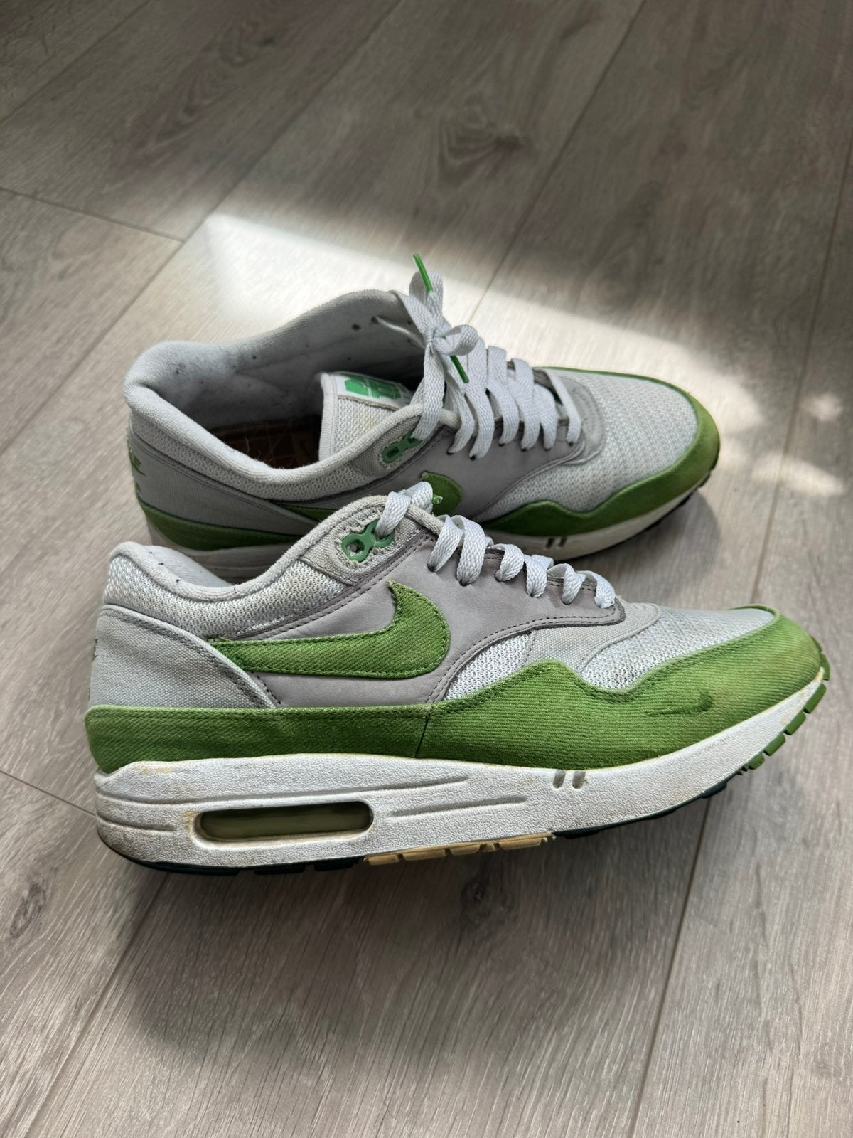 Nike air max 1 Patta chlorophyl OG 2009 42,5, Overige kleuren, Ophalen of Verzenden, Sneakers of Gympen, Gedragen