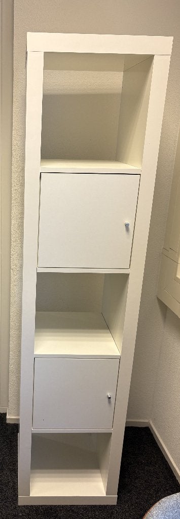 Vakkenkast Kallax wit, Huis en Inrichting, Ophalen, Minder dan 50 cm, 150 tot 200 cm, 25 tot 50 cm