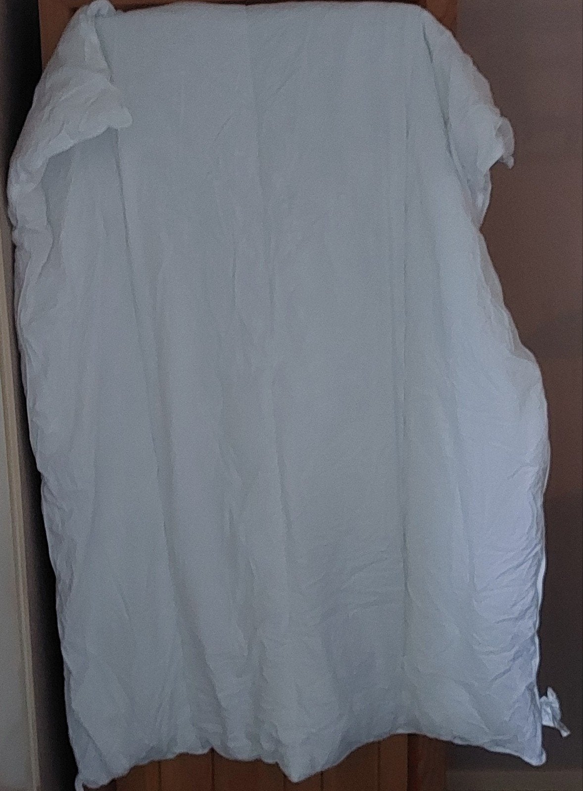 Synthetisch dekbed 120x150 cm met kussen, Ophalen, Jongetje of Meisje, Wit, Peuterbed