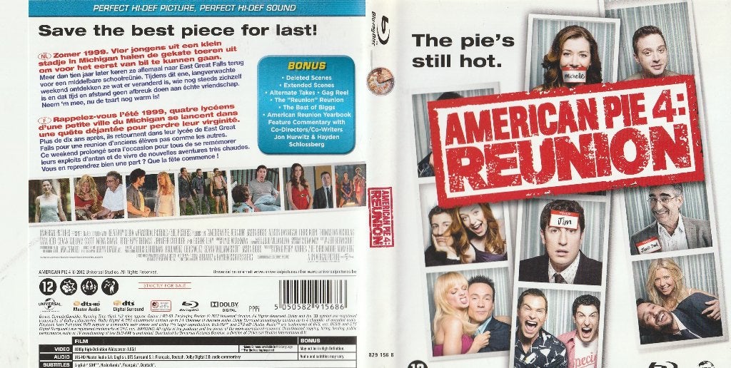 American pie 4 reunion blu ray ( ned. Ondert. ), Engels, Nederlands, Film, Ophalen of Verzenden