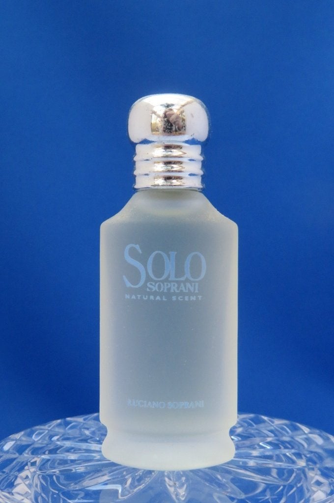 Mini - SOPRANI - Solo - 5ml - edt  -   6,5cm, Ophalen of Verzenden, Gebruikt, Miniatuur, Gevuld