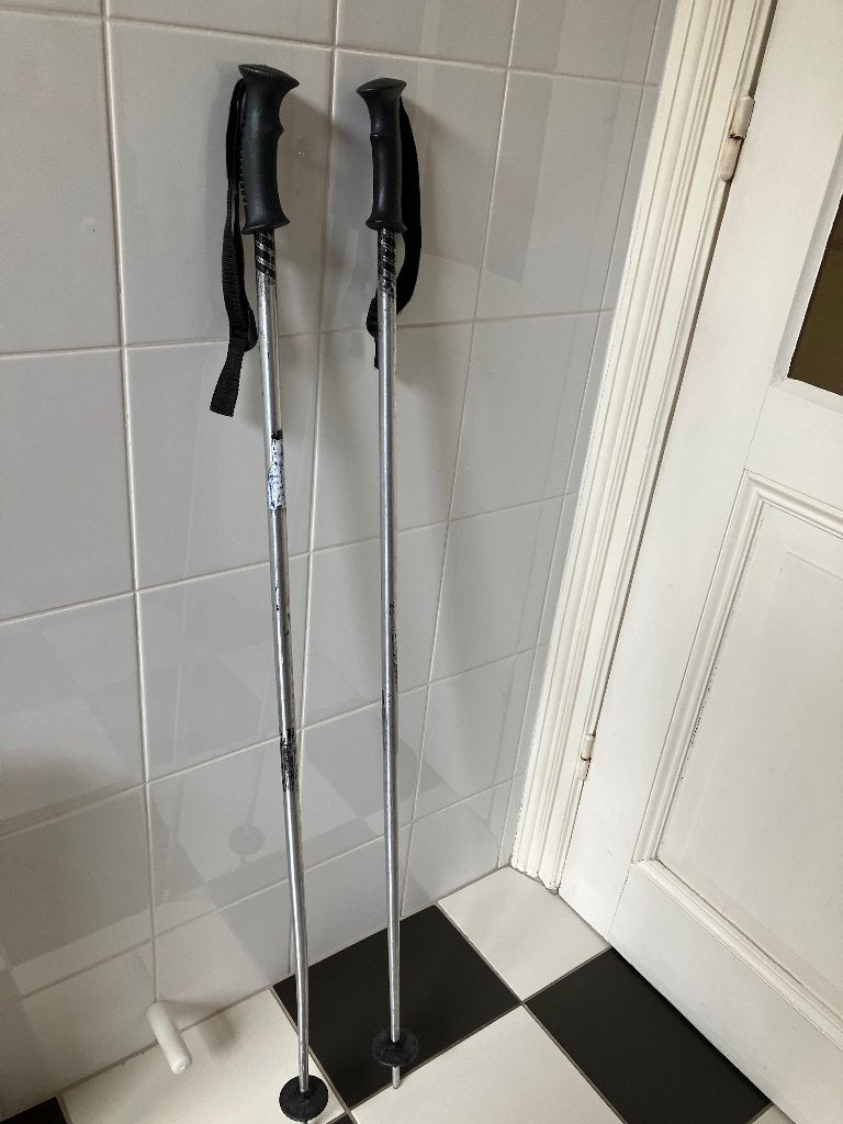 Skistokken lengte 1.20 m, Sport en Fitness, Skiën en Langlaufen, Overige merken, Gebruikt, Stokken, 100 tot 140 cm