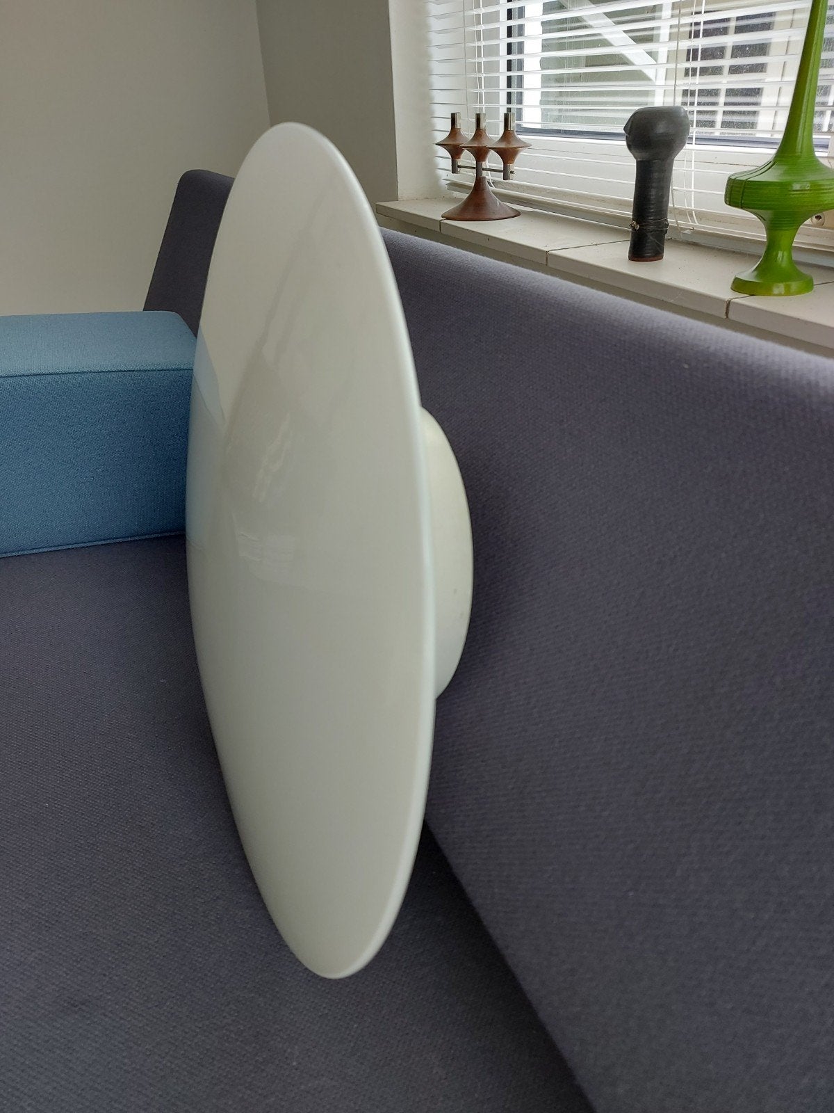 Vintage Eklipta wand/plafondlamp 45 cm  A.Jacobsen L.Poulsen, Huis en Inrichting, Lampen | Plafondlampen, Ophalen, Louis Poulsen