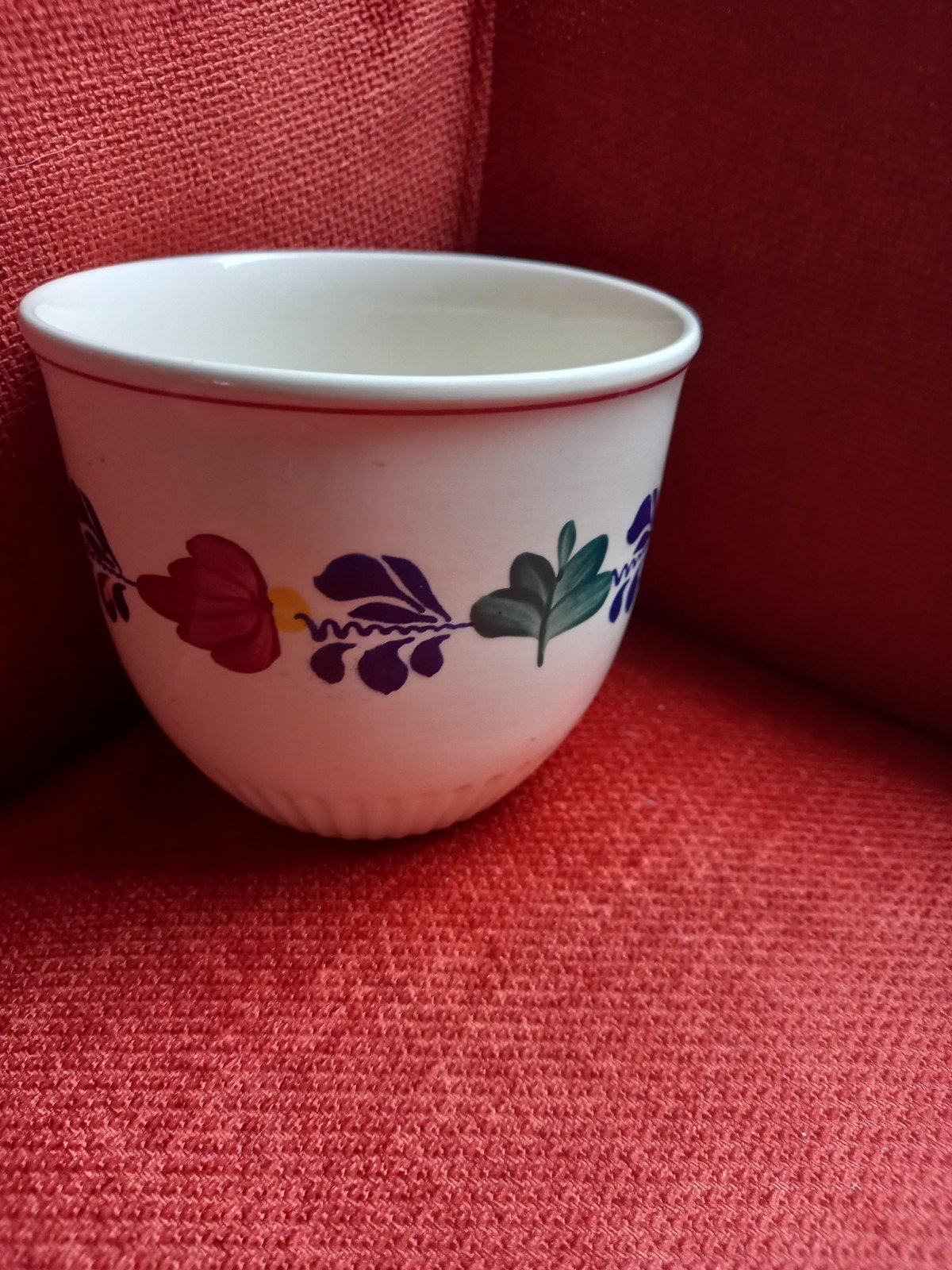 bloempot boerenbond, Rond, Ophalen of Verzenden, Zo goed als nieuw, Aardewerk