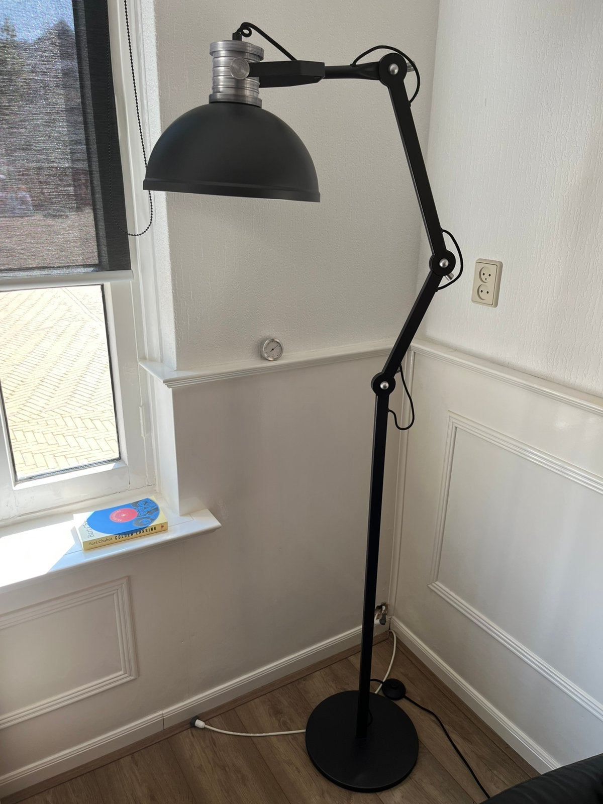 Industriële lamp Steinhauer Brooklyn, Huis en Inrichting, Lampen | Vloerlampen, Ophalen, Zo goed als nieuw, Metaal, 150 tot 200 cm