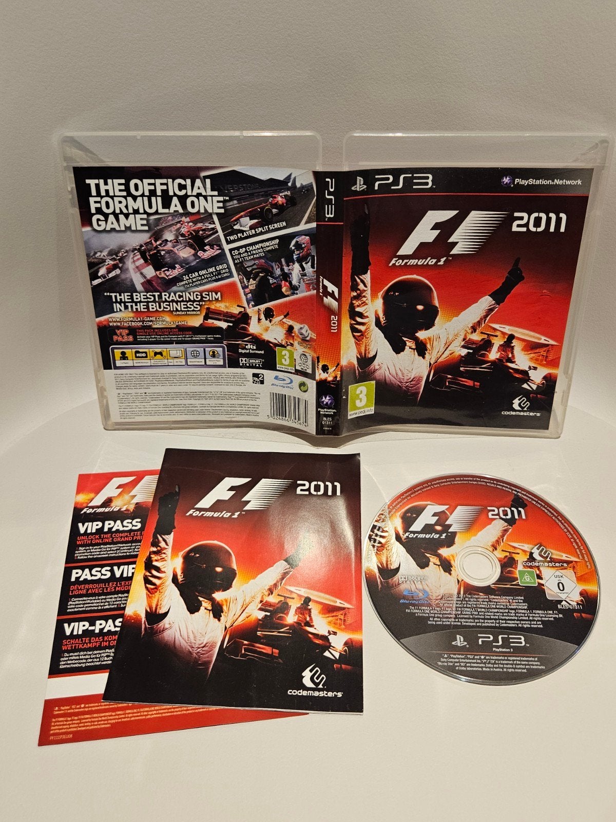F1 2011 PS3, Spelcomputers en Games, Games | Sony PlayStation 3, 1 speler, Racen en Vliegen, Ophalen of Verzenden, Zo goed als nieuw