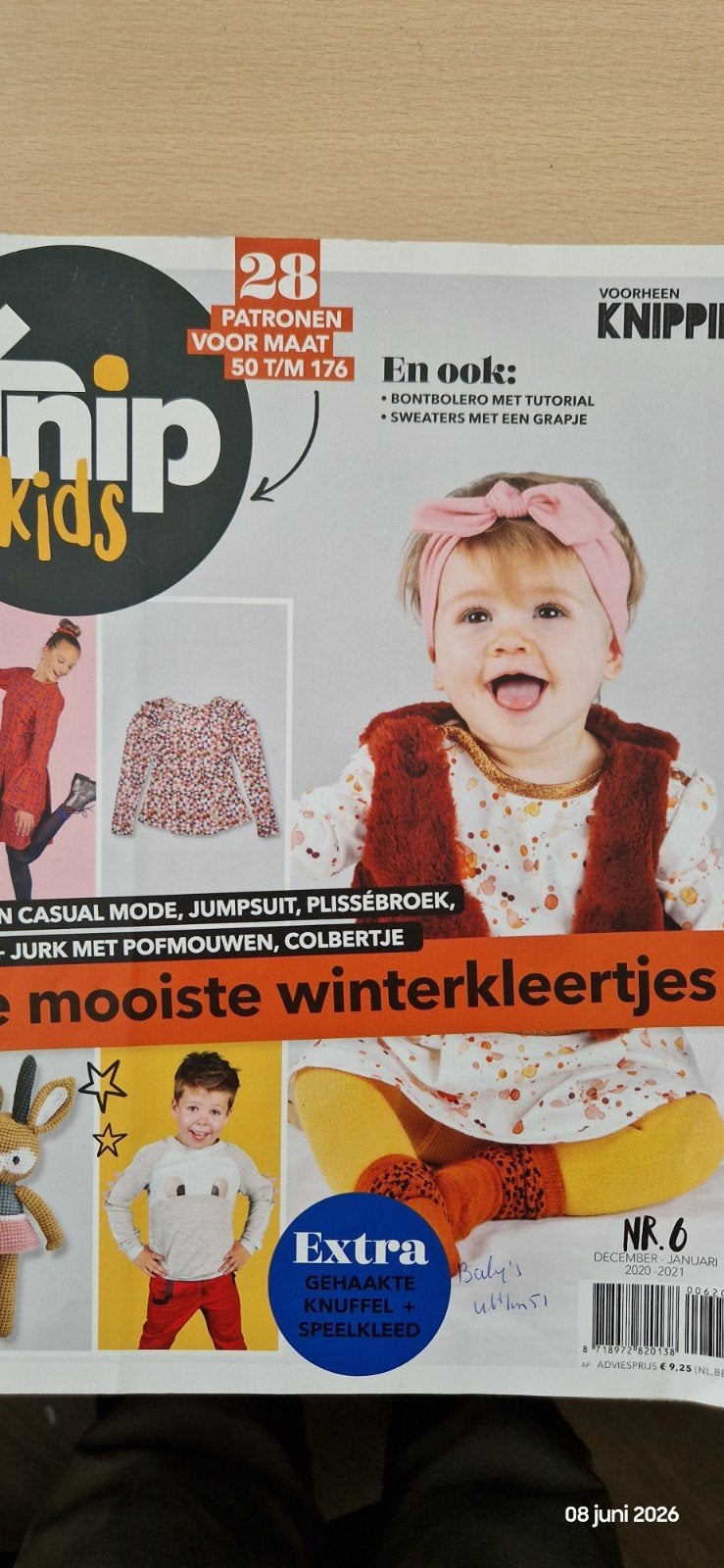 Knipmode Knipkids 6 2020 - Patroonblad voor Kinderkleding, Ophalen of Verzenden