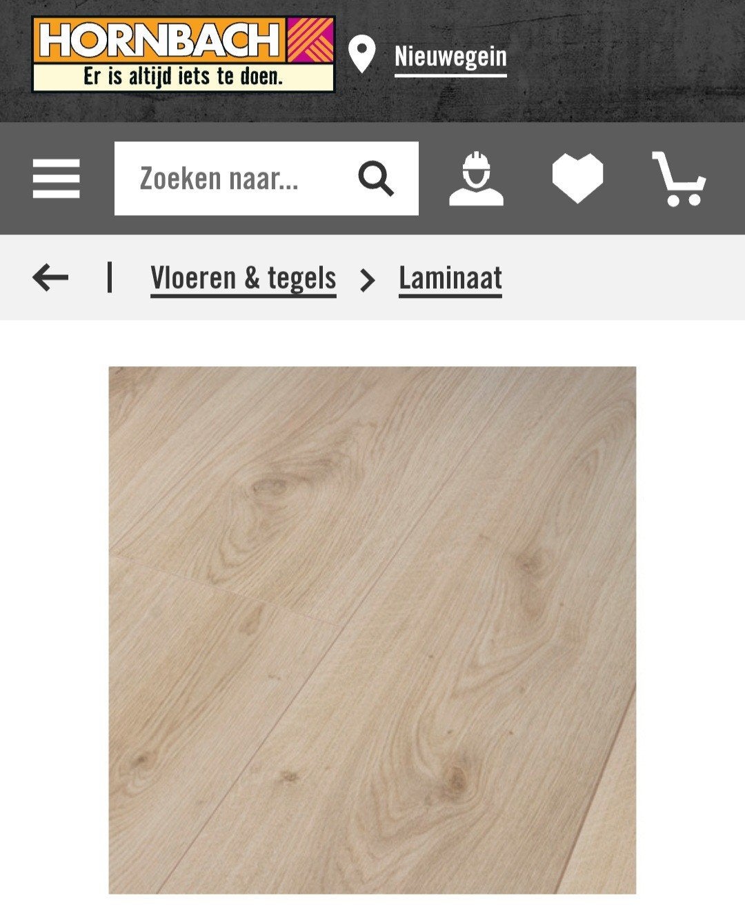 Hornbach SKANDOR Laminaat 8.0 Surprise Licht Eiken, Ophalen, Nieuw, Eiken