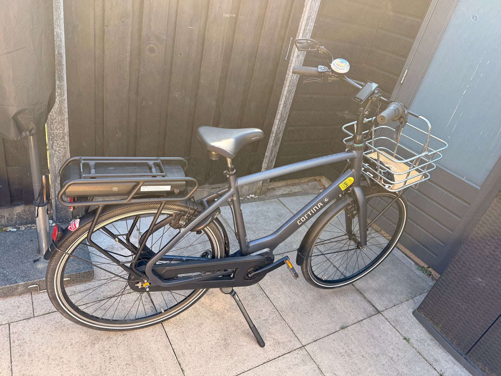 Cortina E-Common MM N8 Bafang middenmotor  slechts 728 km!, 55 tot 59 cm, Ophalen, Zo goed als nieuw