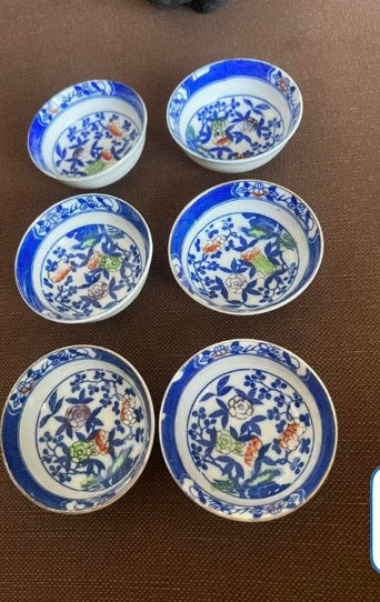 6 chinesekommetjes, Ophalen of Verzenden