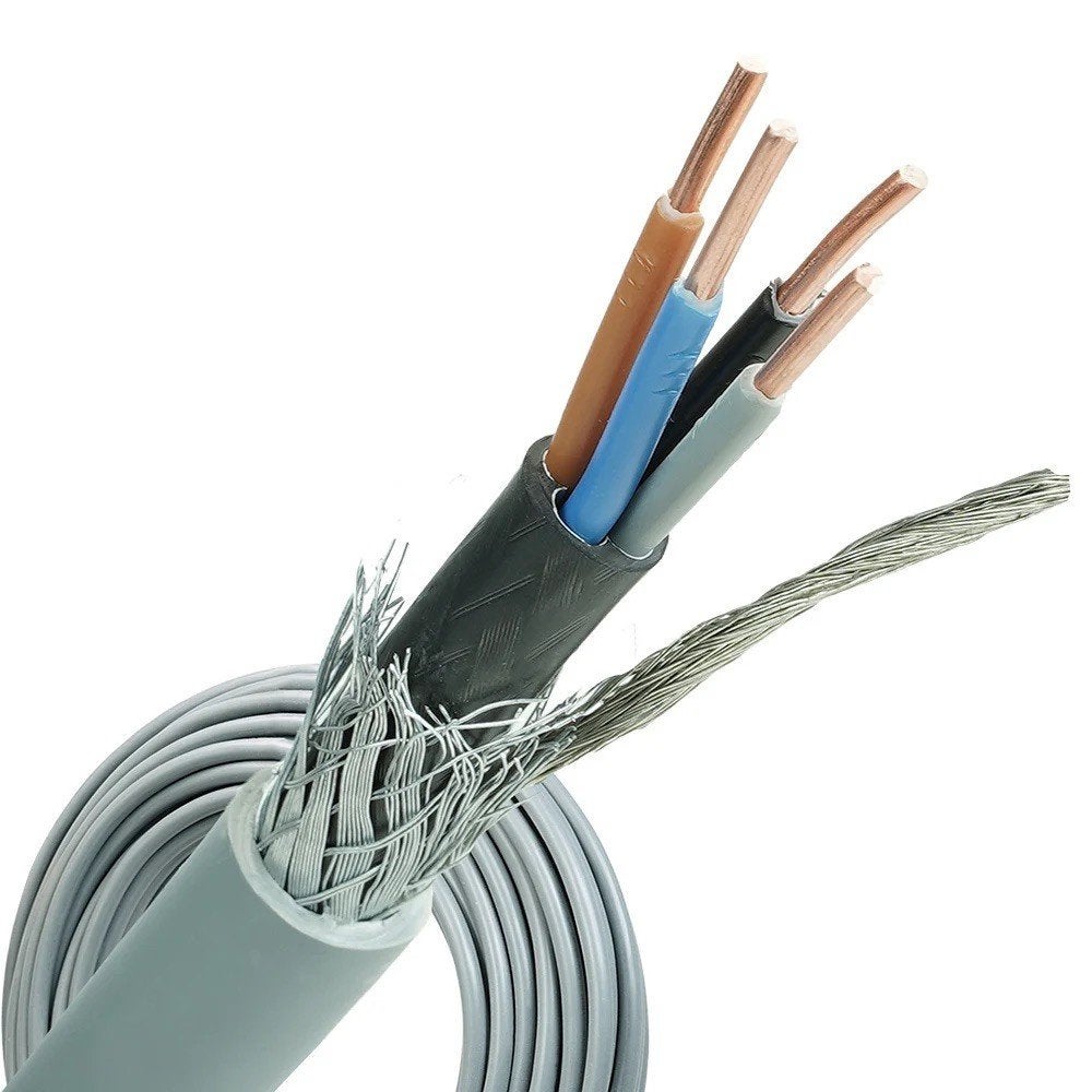 100 meter YMvK-as grondkabel 4 x 2.5, Doe-het-zelf en Verbouw, Ophalen, Nieuw, Kabel of Snoer