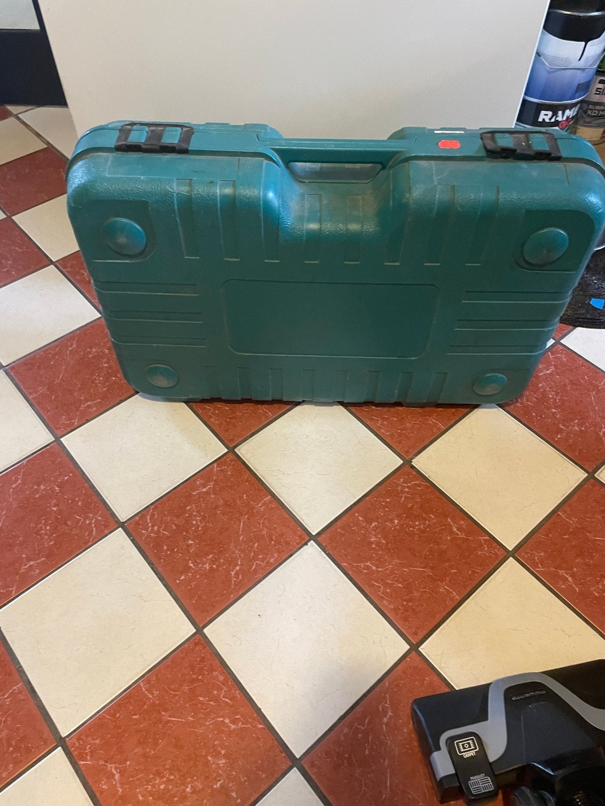 Haakse slijper Makita in koffer, Ophalen, Gebruikt, Haakse handslijpmachine