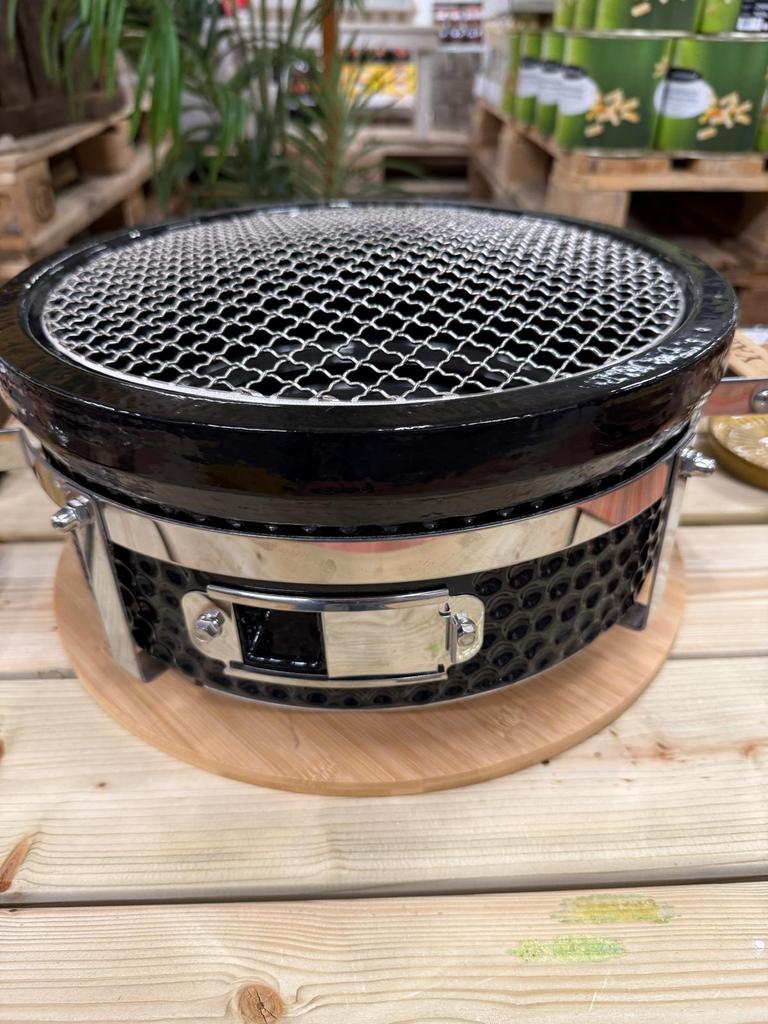 Patton Japanese Kamado Grill rond – nieuw in doos, Tuin en Terras, Houtskoolbarbecues, Ophalen of Verzenden, Nieuw