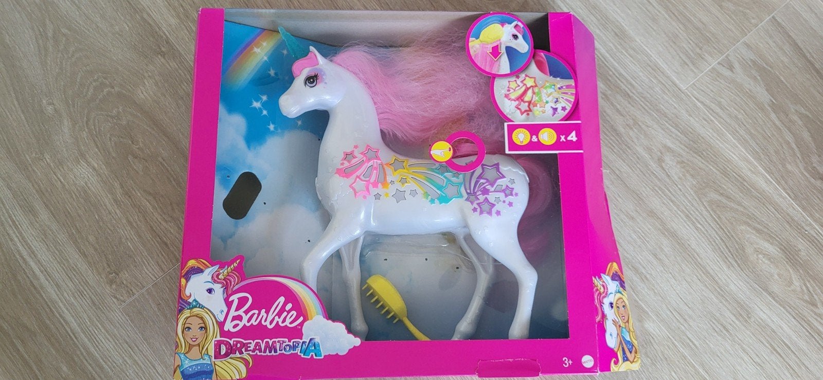 Barbie dreamtopia magische eenhoorn *inclusief doos*, Ophalen of Verzenden, Zo goed als nieuw, Barbie