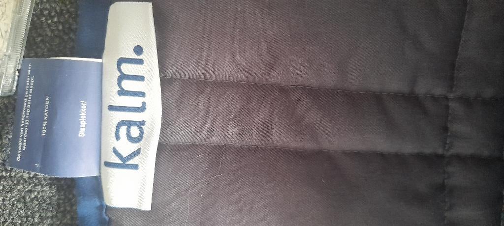 Verzwaringsdeken Kalm, Ophalen, Eenpersoons, Blauw, Deken of Dekbed