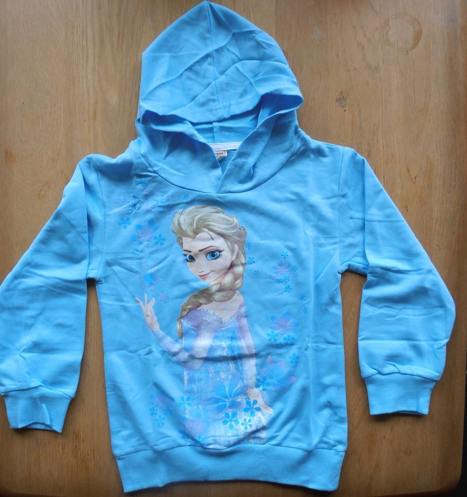 Frozen trui met capuchon ELsa maat 92/98, Ophalen of Verzenden, Nieuw, Meisje, Trui of Vest