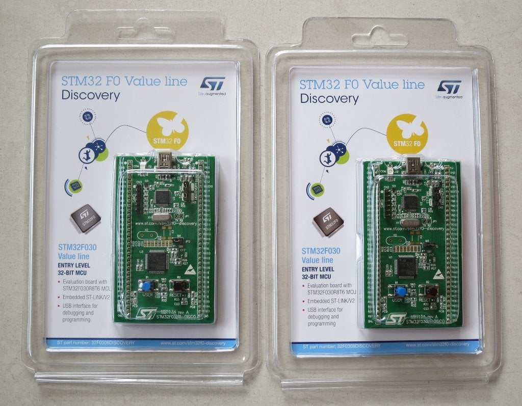 STM32F0 Value line Discovery Kits - Nieuw, Ophalen of Verzenden, Nieuw
