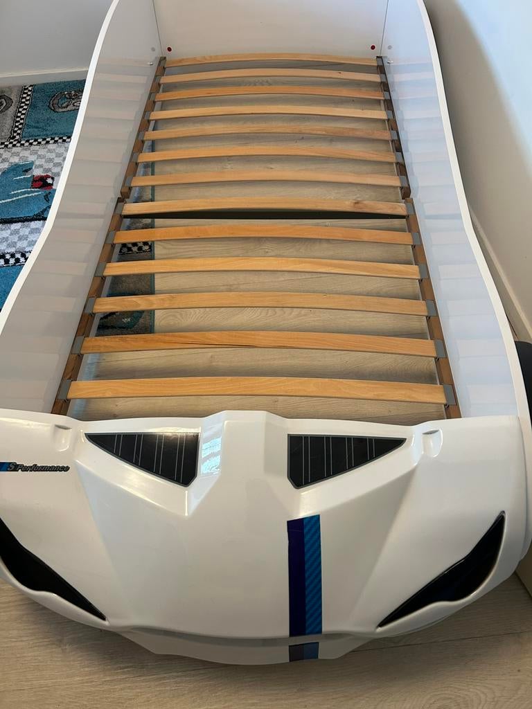 Autobed racebed, Ophalen, Gebruikt, Eenpersoons, 90 cm