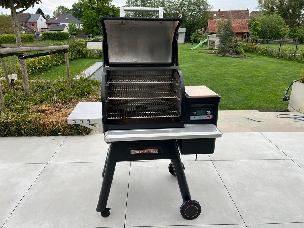 Traeger Timberline 850 Pellet barbecue, Tuin en Terras, Houtskoolbarbecues, Ophalen, Gebruikt