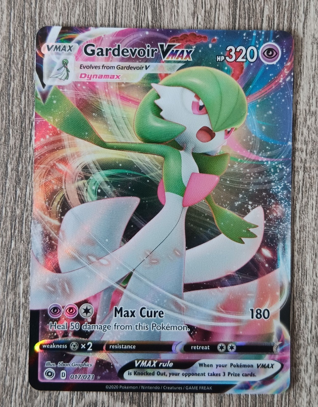 Gardevoir Vmax Champion's Path, Hobby en Vrije tijd, Verzamelkaartspellen | Pokémon, Ophalen of Verzenden, Zo goed als nieuw, Losse kaart