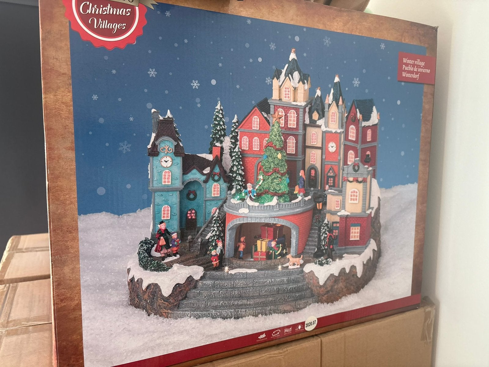 Prachtig Lumineo kerst tafereel huis met verlichting te koop, Ophalen of Verzenden, Nieuw