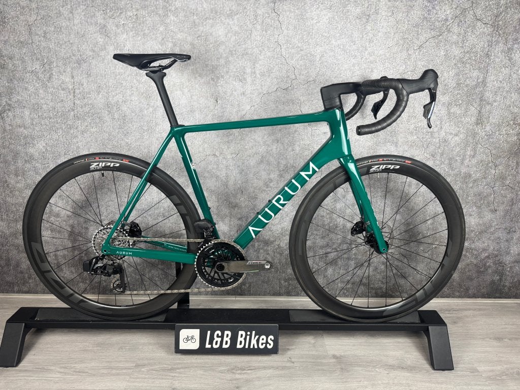 Nieuw! Aurum Essentia Full Carbon Sram Force AXS 2x12 Cockit, 28 inch, Carbon, Heren, Niet ingevuld