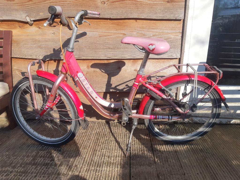 Batavus Star roze kinderfiets 20 inch, Fietsen en Brommers, Fietsen | Kinderfietsjes, Gebruikt, 20 inch of meer, Ophalen of Verzenden