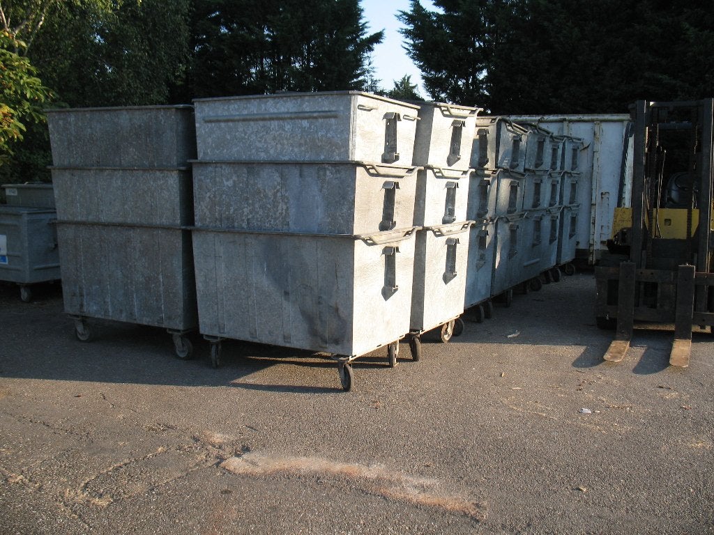 Stalen Afvalcontainer 1300L – DIRECT BESCHIKBAAR!!!!, Ophalen, Gebruikt, 40 liter of meer, 75 – 100