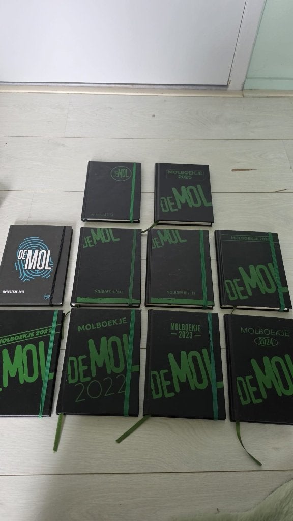 Wie is de Mol? Molboekjes Verzameling, Verzenden, Zo goed als nieuw