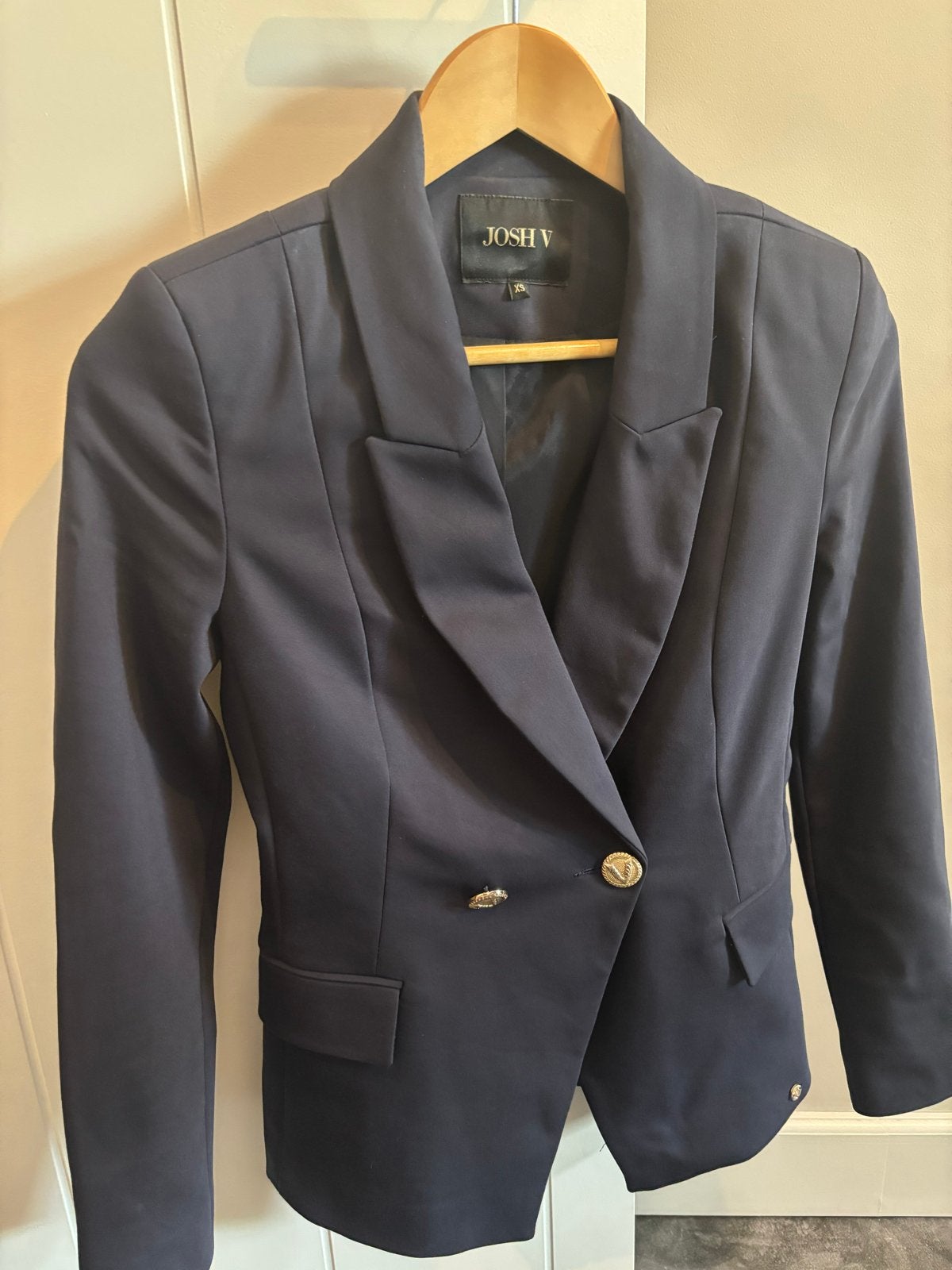Josh V Zoya Blazer Maat XS - Donkerblauw met Gouden Knopen, Blauw, Nieuw, Ophalen of Verzenden, Jasje