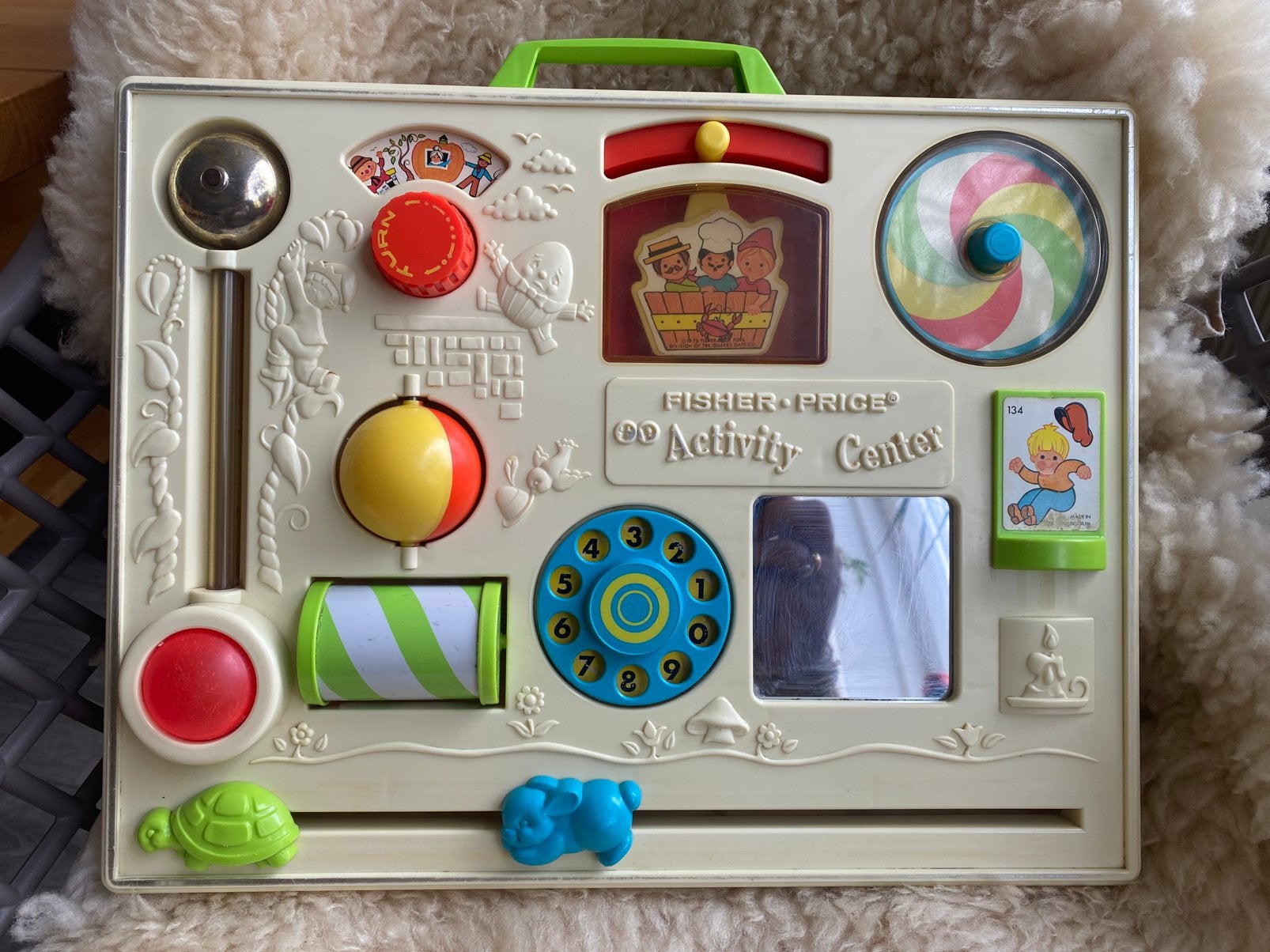 Vintage klassiek Fisher-Price Activity Center jaren ‘70, Kinderen en Baby's, Ophalen of Verzenden, Zo goed als nieuw, Speelset