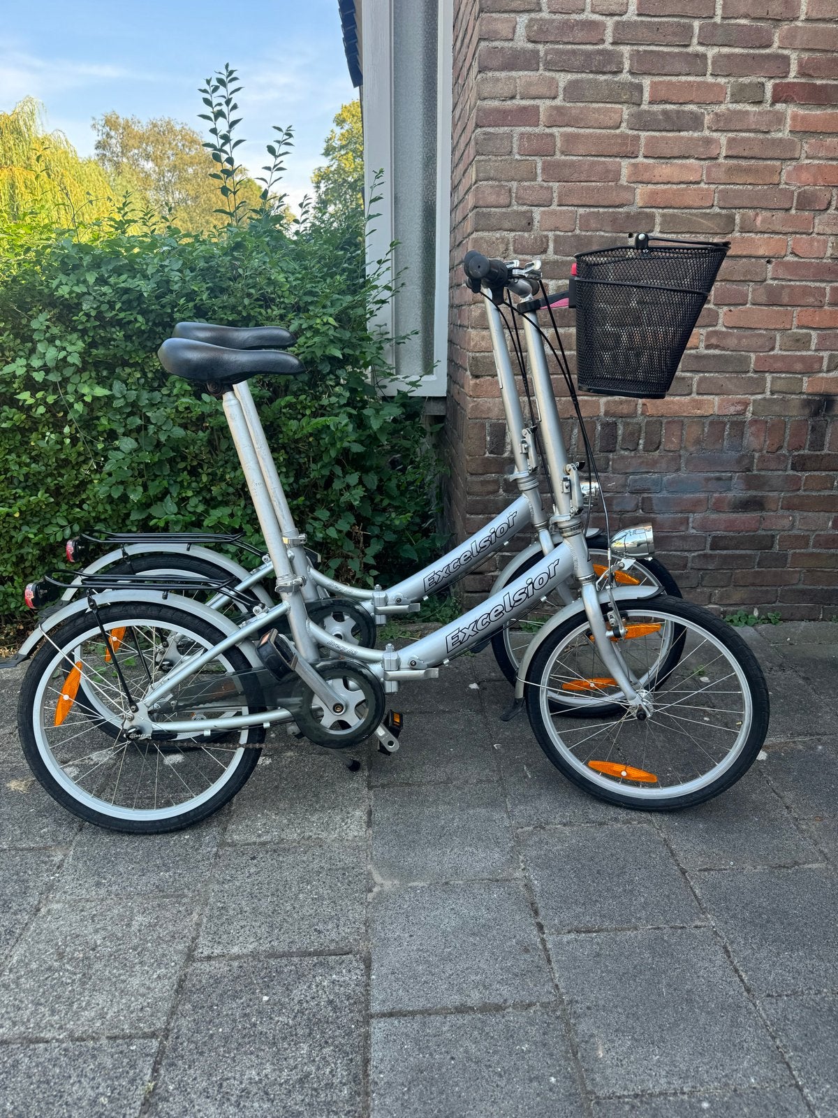 2 Excelsior vouwfietsen - zilver, Gebruikt, Versnellingen, Ophalen, Overige merken