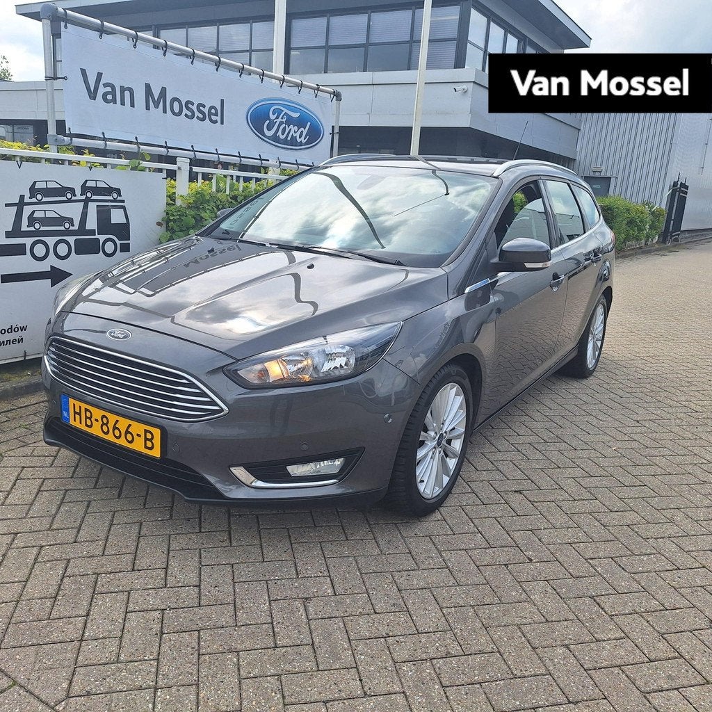 Ford Focus Wagon 1.0 Titanium Edition 125pk | Cruise Control, Auto's, 12 maanden, Gebruikt, Euro 6, Handgeschakeld
